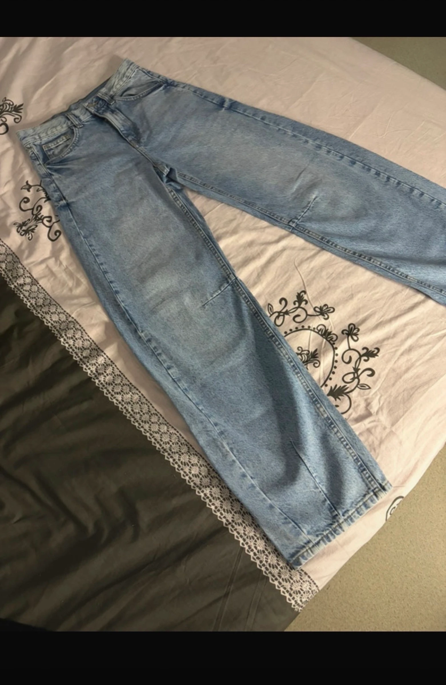 Jean balloon bleu